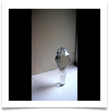 Glass perfume bottle stopper - Gilli Buce